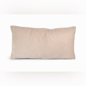 Beige Rectangular Pillow 12x24